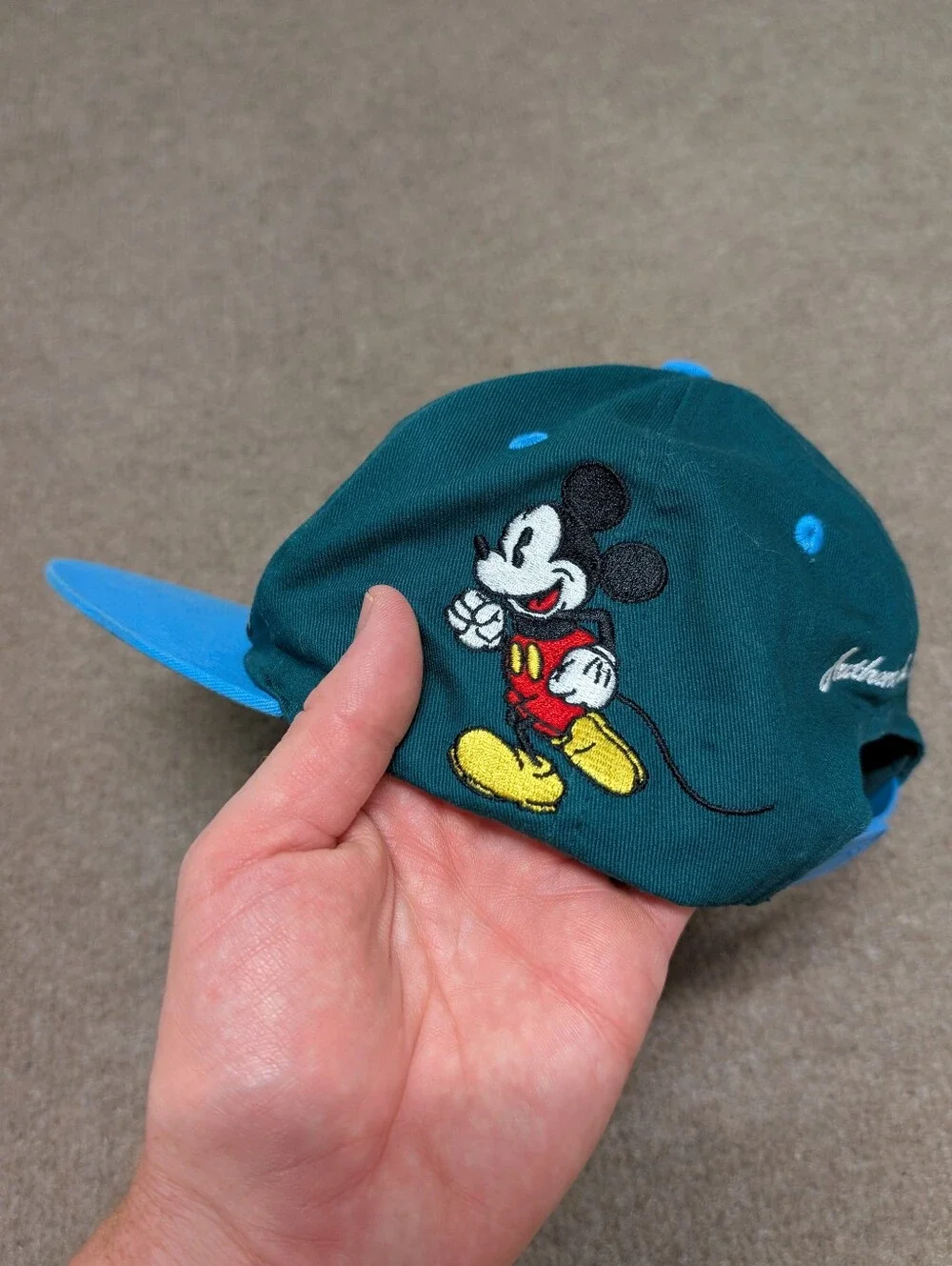 Vintage Mickey Disney Kids' Baseball Cap Snap Back Hat